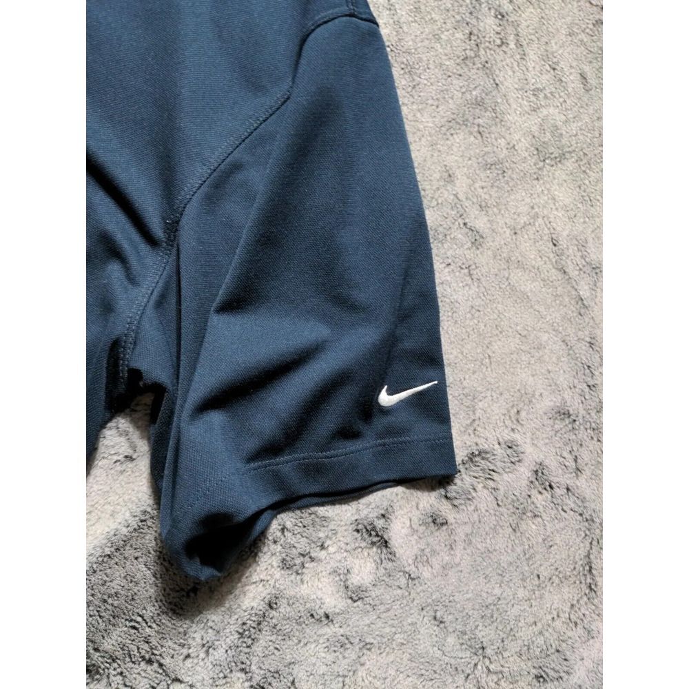 Nike Golf Fit Dry Short Sleeve Polo Shirt Men's Size Large Blue - Picture 3 of 8
